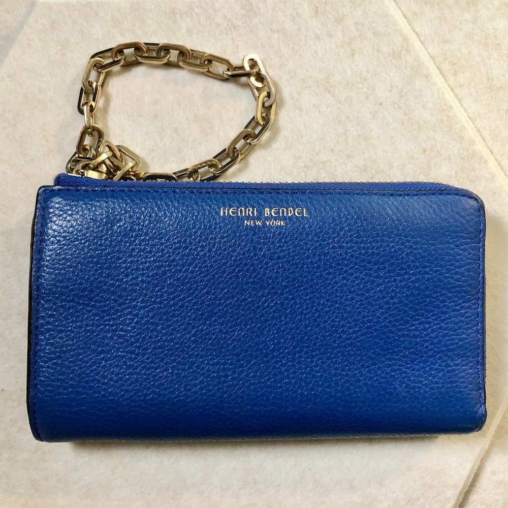 Royal Blue Henri Bendel Wristlet